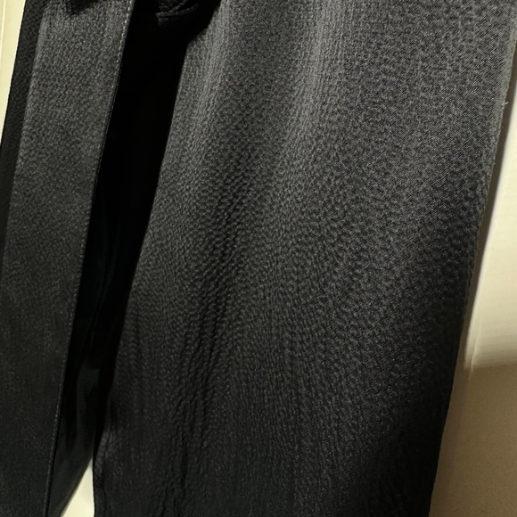 Beautiful black silk NO 6 STORE size 0 belted jumpsuit. - Picture 7 of 15